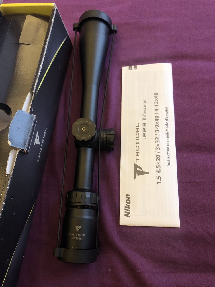 Оптический прицел Nikon P Tactical 4-12x40 .223 Matte BDC