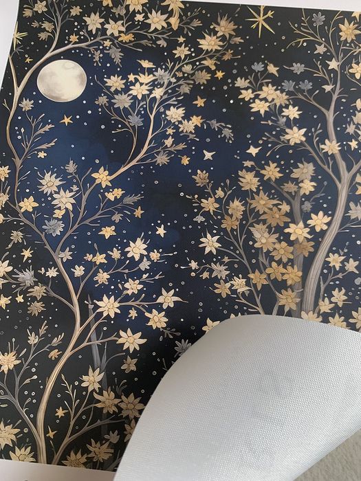 Gobelin na płótnie/Obrazek/William Morris/Full Moon