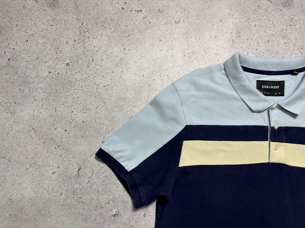 Мужская Футболка Поло Lyle & Scott Оригинал Идеал Размер L-XL