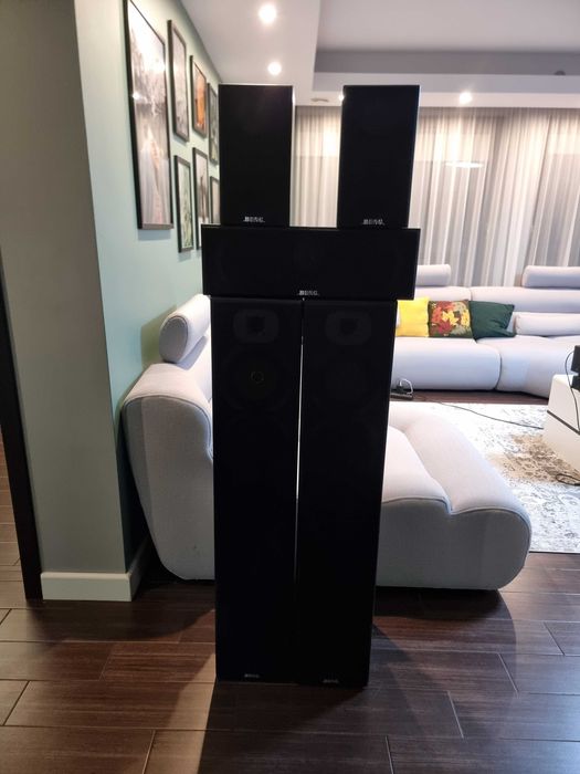 Kolumny 5.0 + Amplituner Yamaha RX-V579 + DVD Yamaha BD-S667