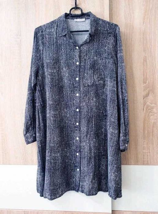 koszula, tunika, rozm. L, długa, oversize, do pracy, do szkoły, casual