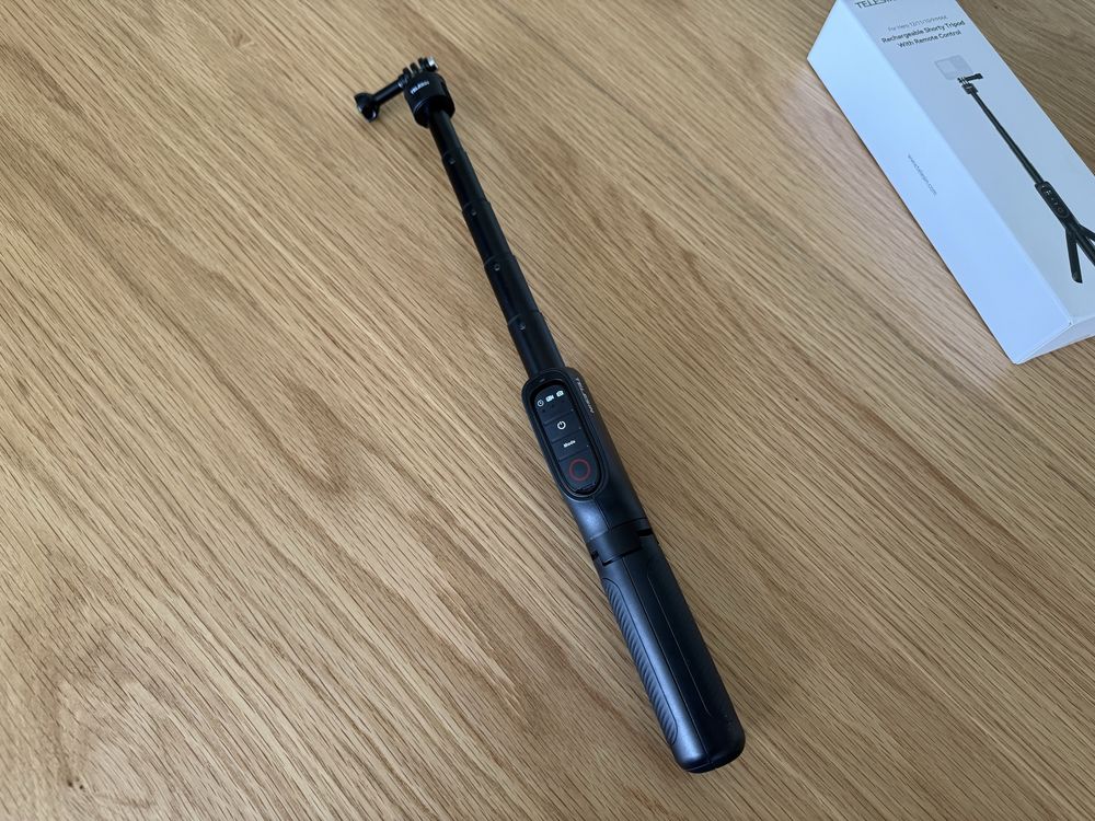 Uchwyt Telesin Tripod selfi stick Powerbank Pilot GoPro 13, 12, 11, 10