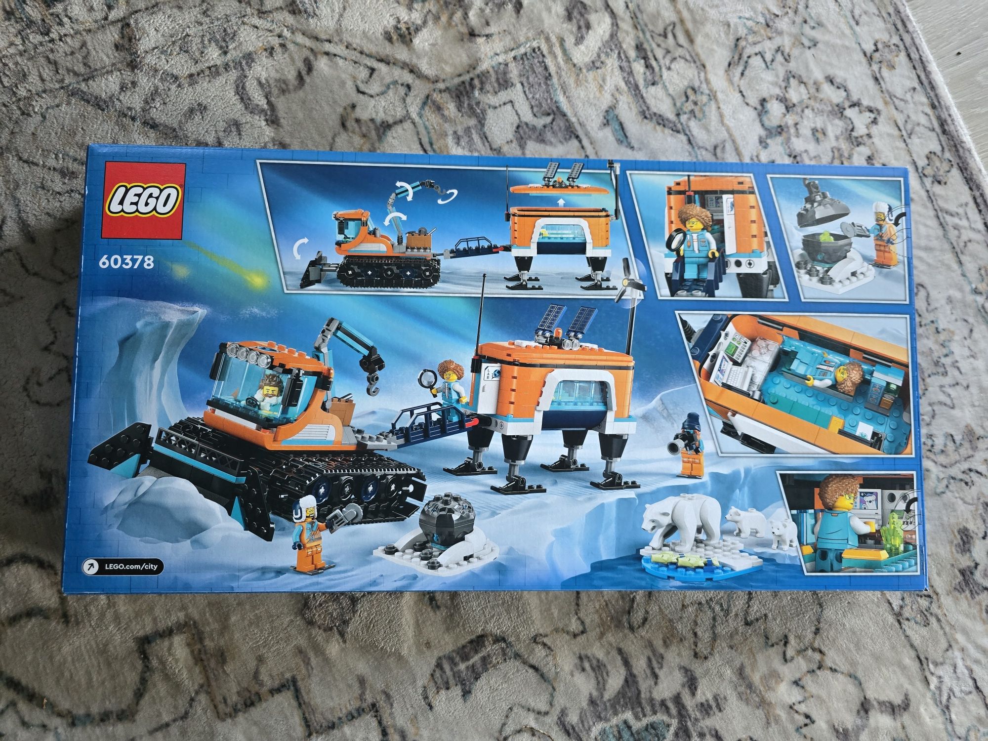 NOWE LEGO 60378 City - Ciężarówka i laboratorium badawcze