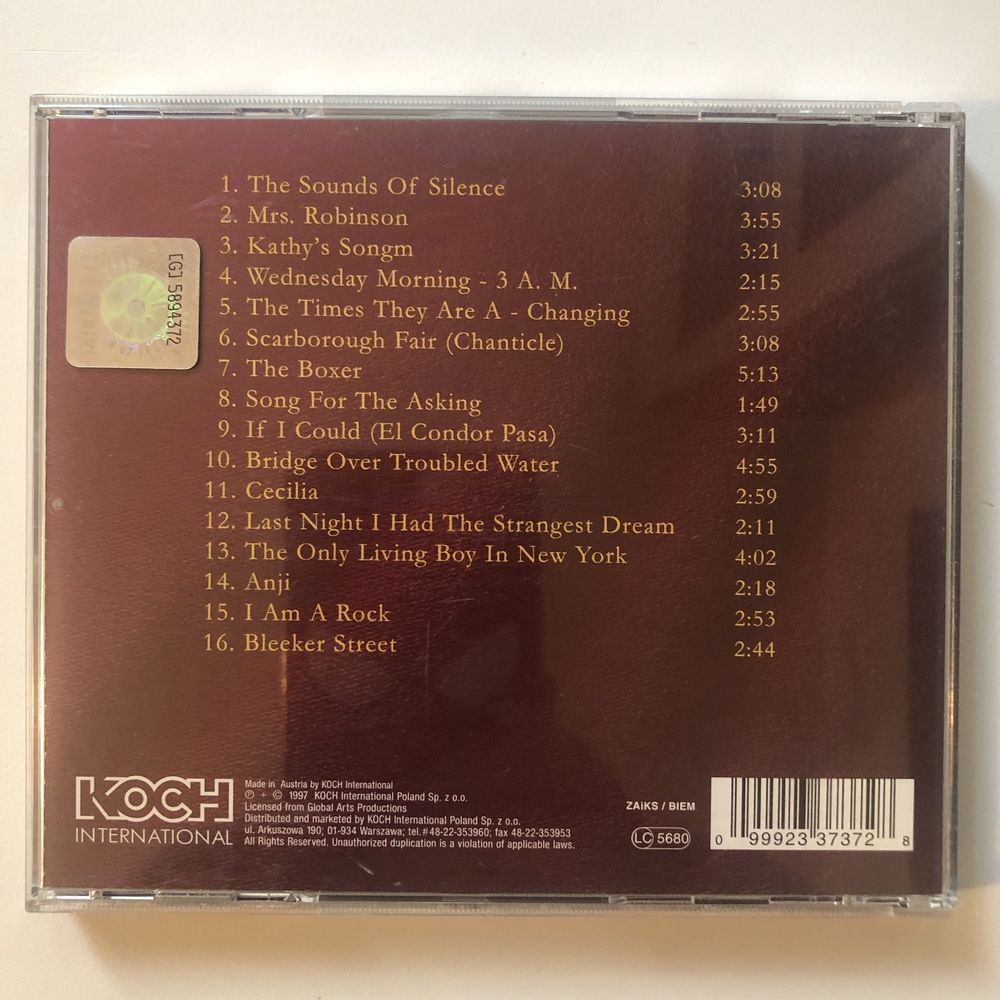 Simon & Garfunkel Gold płyta CD