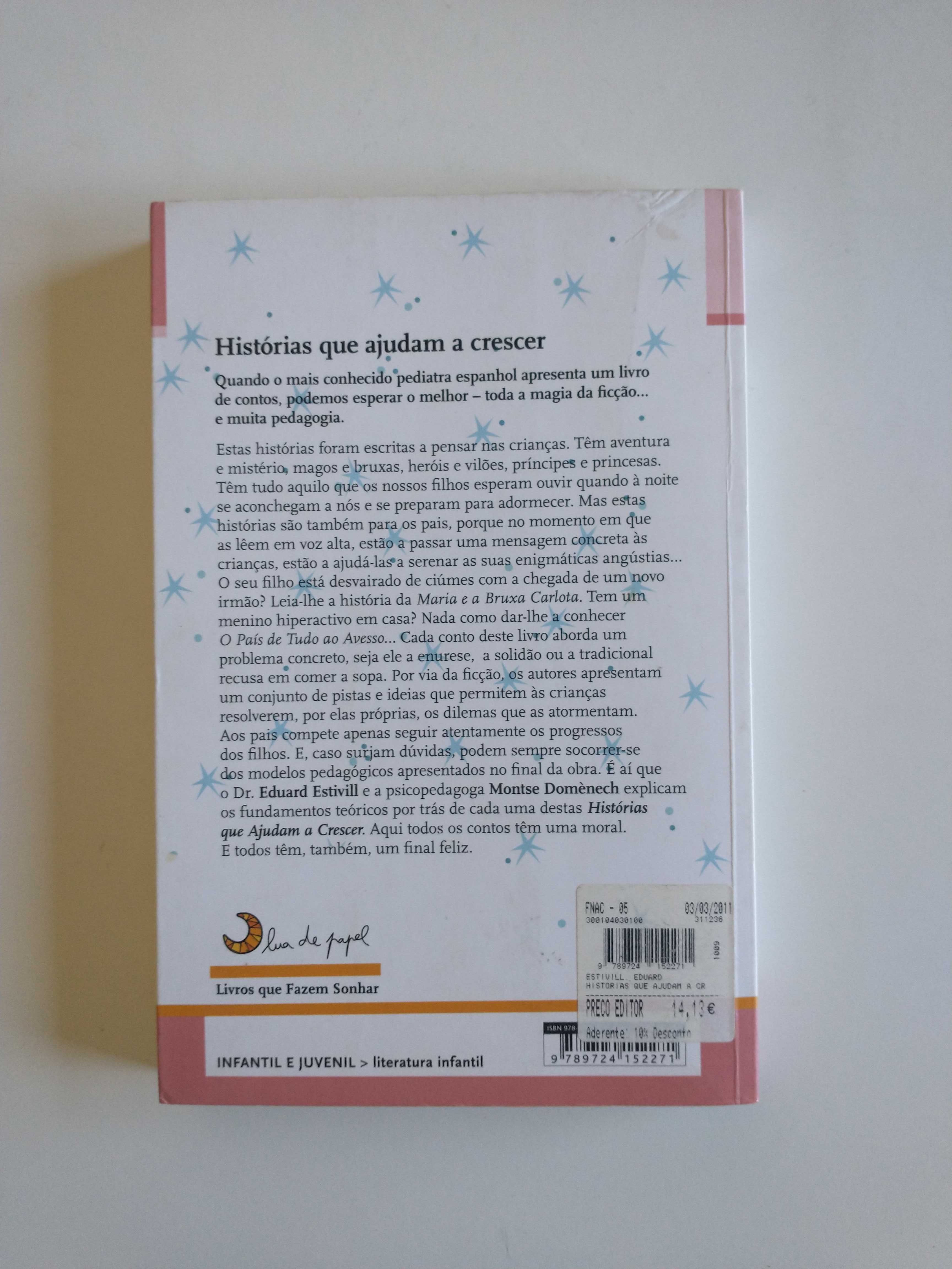 "Histórias que Ajudam a Crescer" de Eduard Estivill e Montse Domènech