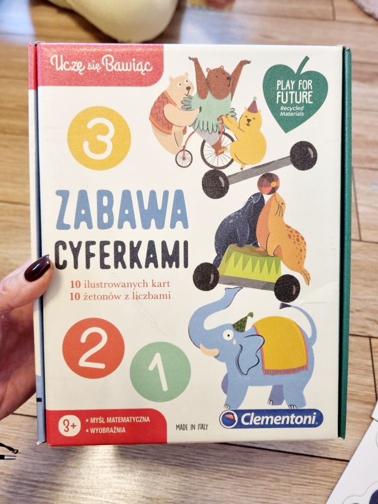 Gra edukacyjna Zabawa Cyframi Clementoni 3+