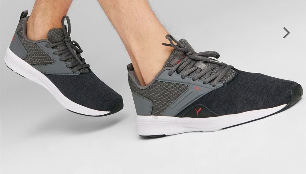 Buty sportowe NRGY Comet Black -dark Gray -time Red