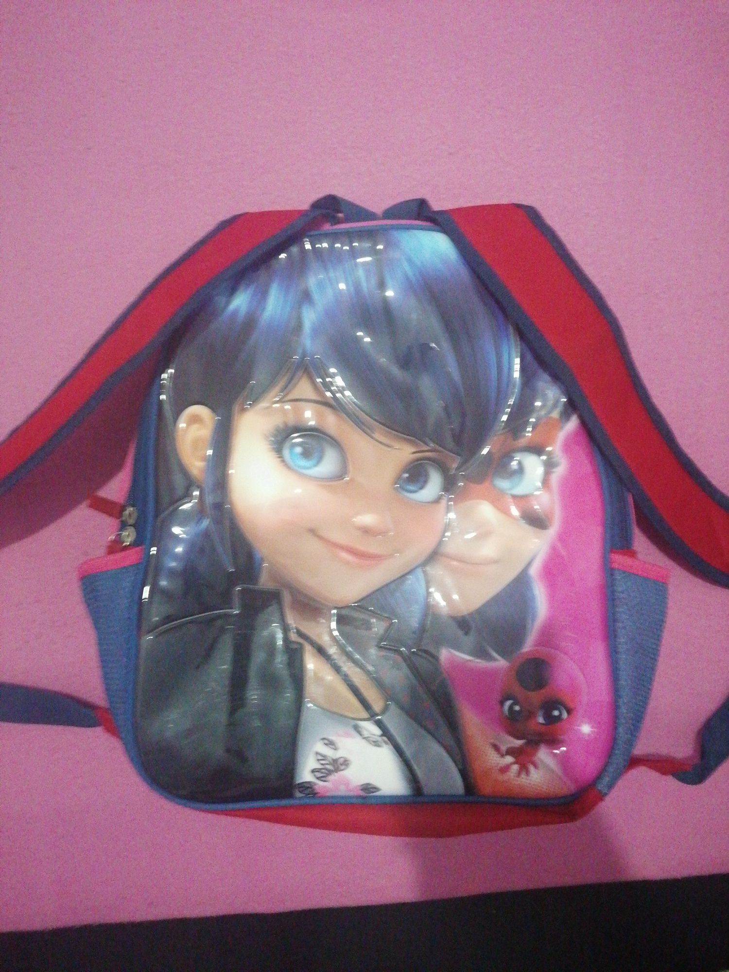 Mochila nova reversível Ladybug