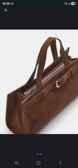 Hit viral torebka jamnik crossbody do ręki na ramię czekolada brąz