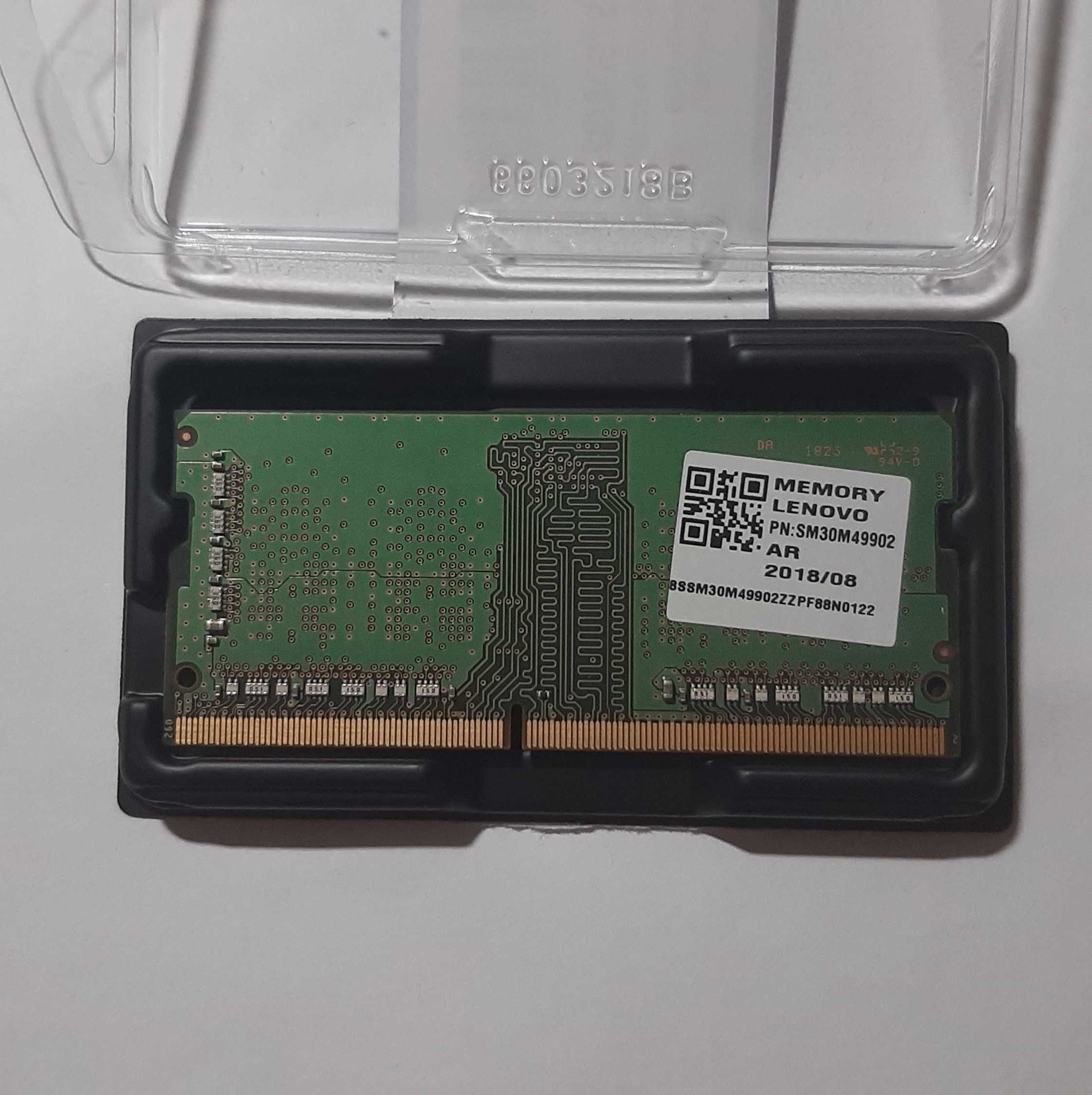 Модуль оперативной памяти LENOVO SODIMM DDR4 4GB 2400 MHz Samsung
