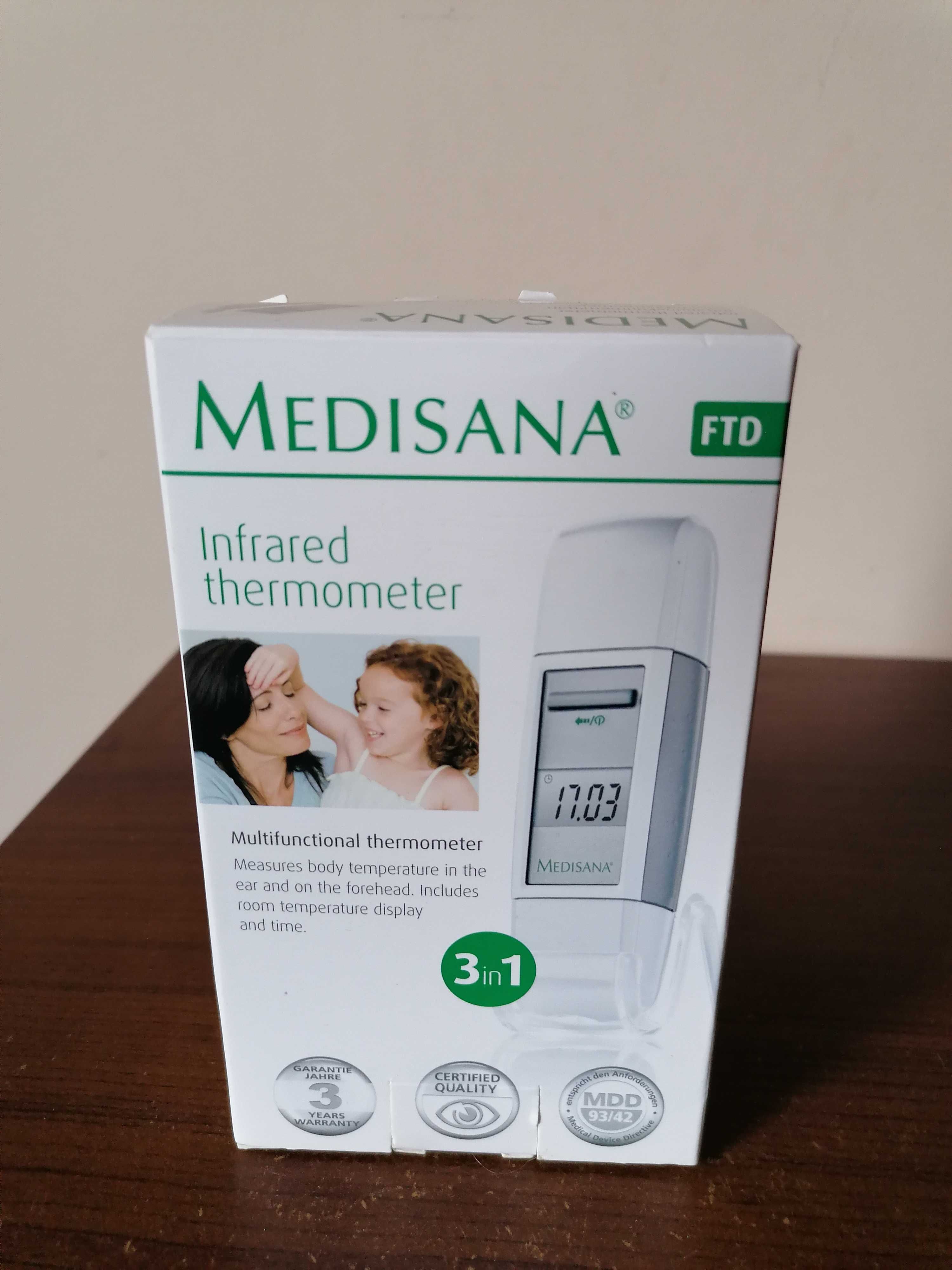 Bezdotykowy termometr "Medisana" w pudełku