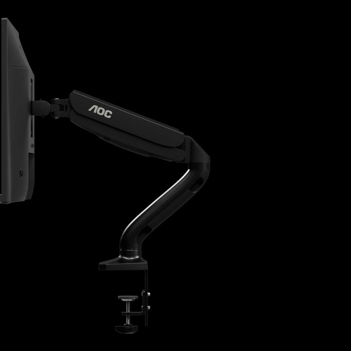 AOC AS110D0 Monitor Arm, Supports Monitors up to 27", Black, NEW64170828749059122