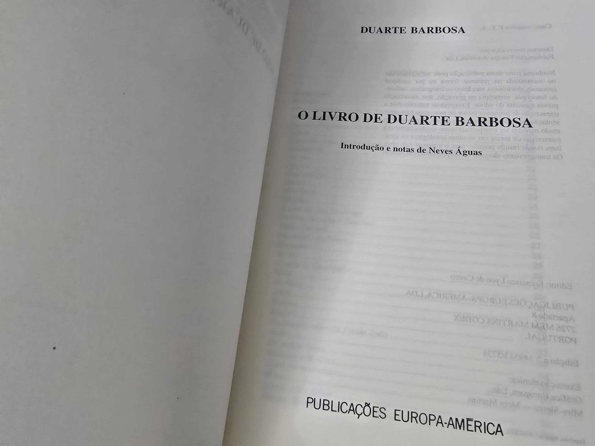 O Livro de Duarte Barbosa - Duarte Barbosa