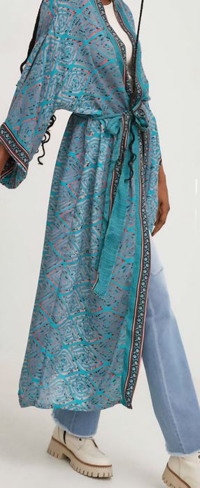 Narzutka-kimono jedwabne