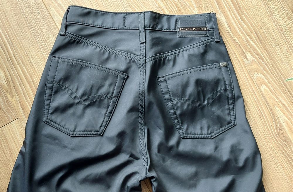 Spodnie, softshell, na wzór motocyklowych-Motor jeans