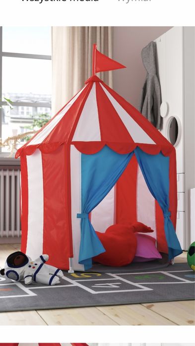 Namiot dziecięcy,pokój,ogród, baza, schron, pałac , zabawa, Ikea
