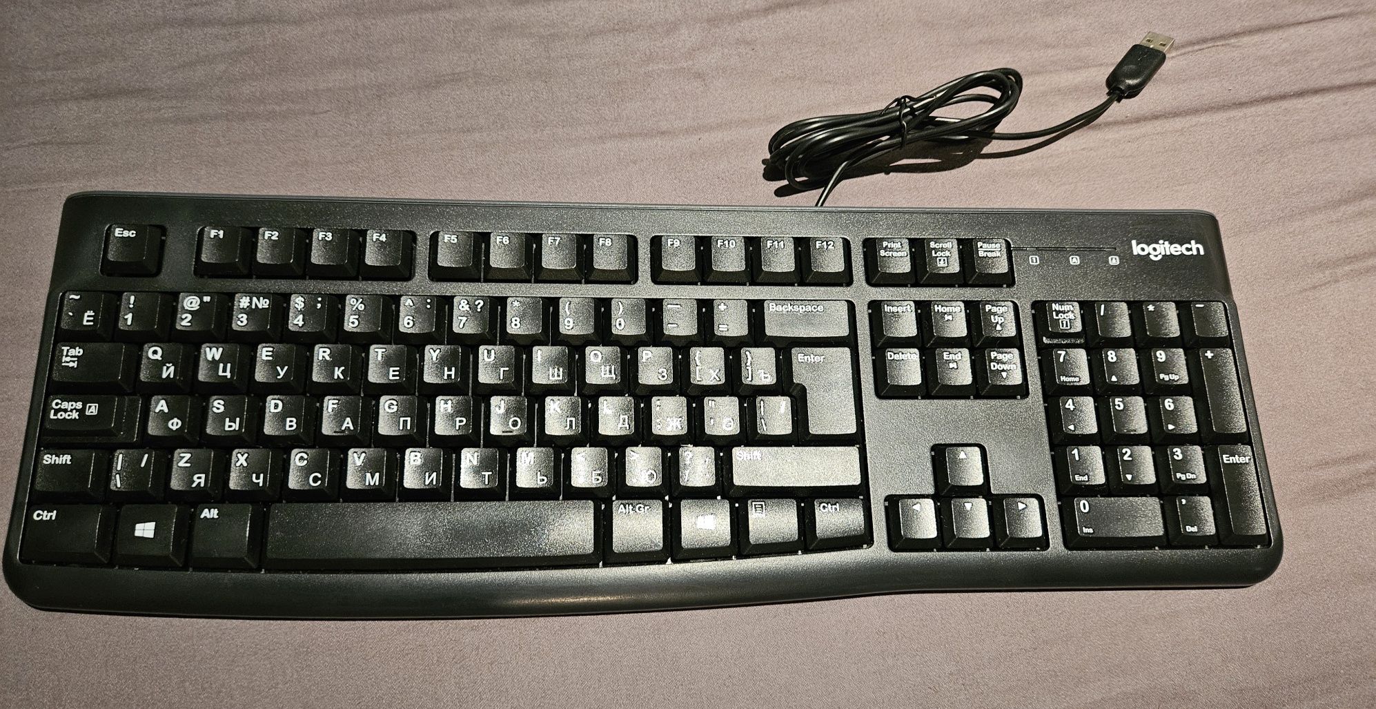 Комплект (клавіатура + миша) Logitech MK120 Black USB