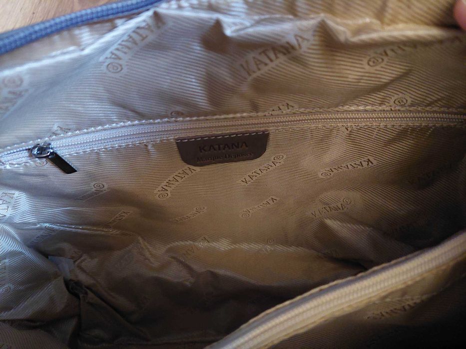 skórzana torebka katana na zamek nowa