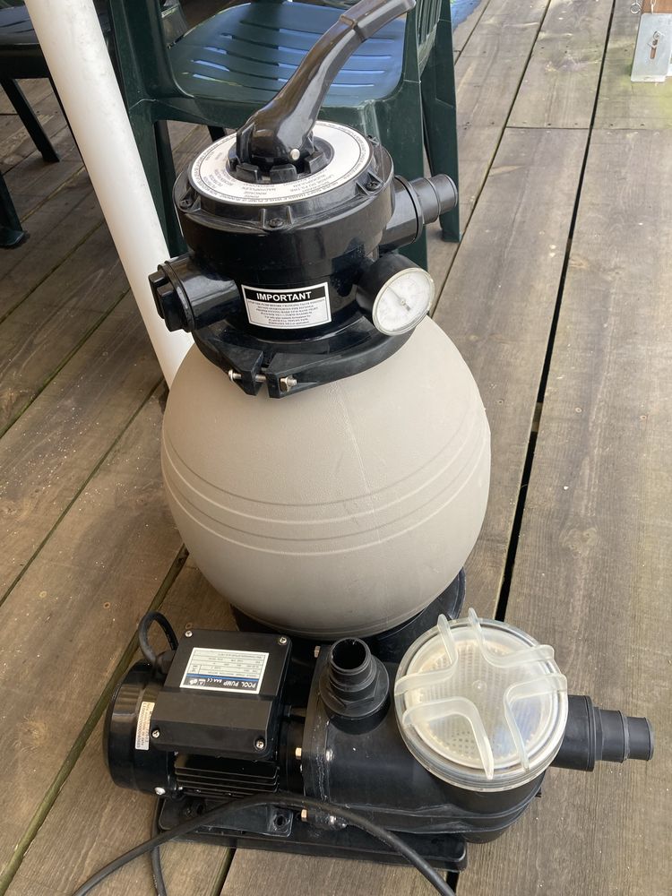 Monobloco com bomba QP 300 em pré-filtro