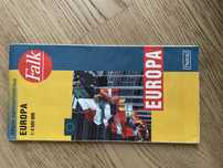 Mapa europy papierowa