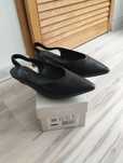 Buty damskie. Baletki, odkryta pięta. 38.