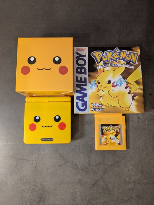 Gameboy Advance SP IPS Mod Pikachu