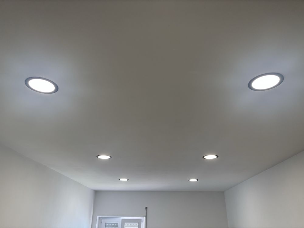 6 Led encastrar branco