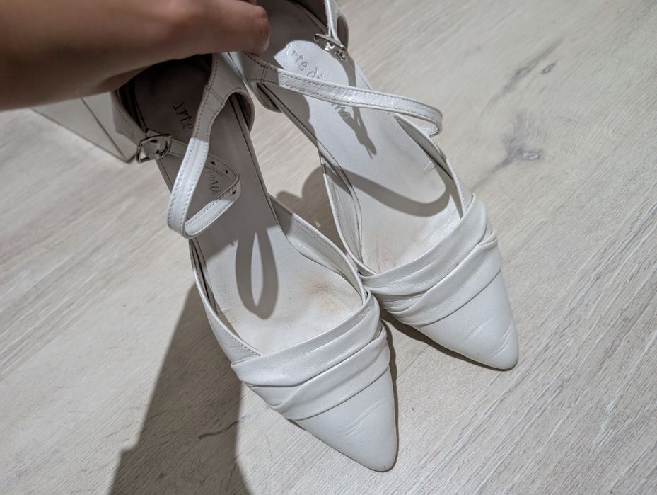 Buty ślubne  skóra 36