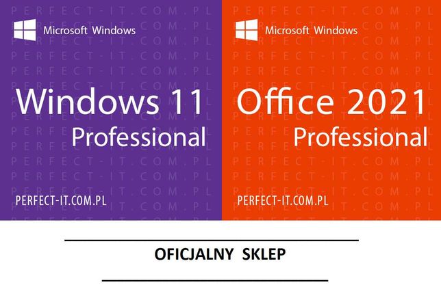 Klucz ONLINE Microsoft Windows 11 10 Home Pro Office 2021/2016/2019