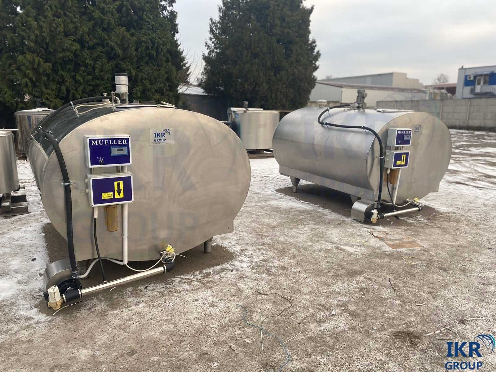 Танк охолоджувач молока 2000л, 3000л, 5000л, 10000л Mueller, DeLaval