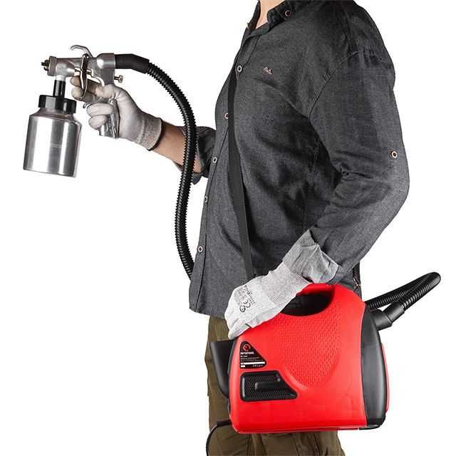 Краскопульт электрический. HVLP 600 Вт, форс. 1.8 мм,INTERTOOL DT-5060