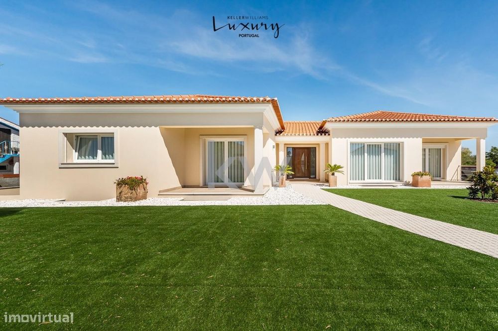 Moradia de Luxo T5 Nova, Térrea com cave Anexo, Churrasqueira e terren