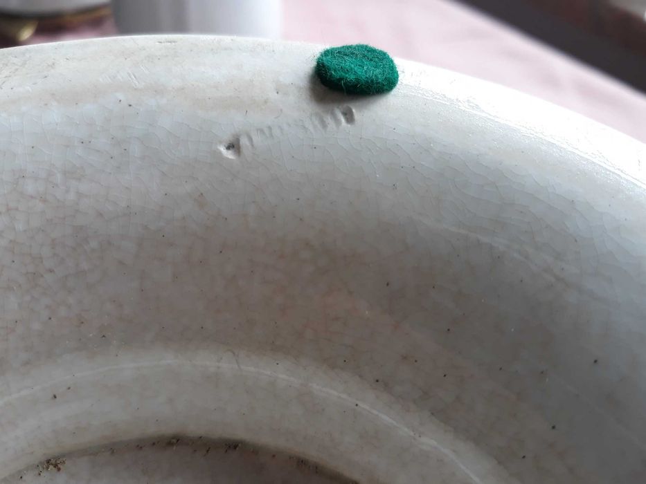 Waza Aluminia Royal Copenhagen słomiankowe kobaltowe kwiaty strohblume