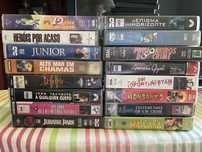 Varios filmes de VHS originais.