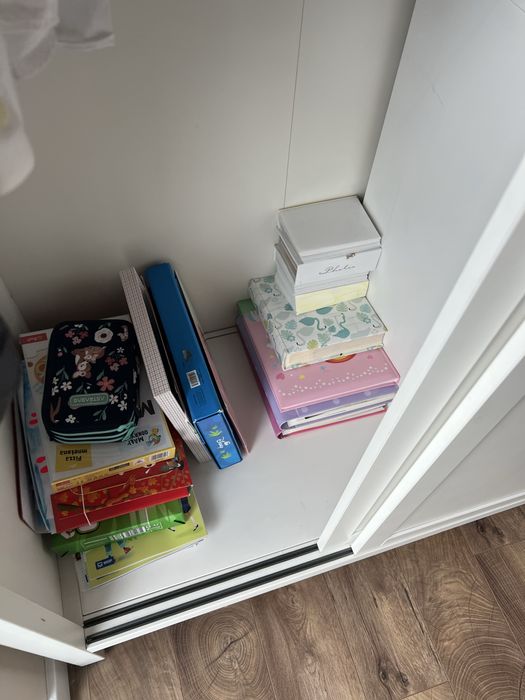 Biala szafa ikea Hemnes przesuwna sypialnia pokoj meble