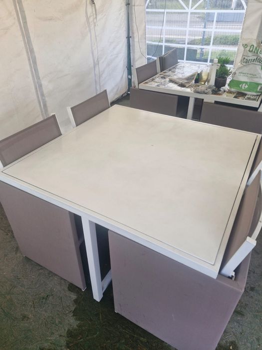 Na sprzedaż Komplet mebli ogrodowych PALOMAS brązowy 5-cześciowy