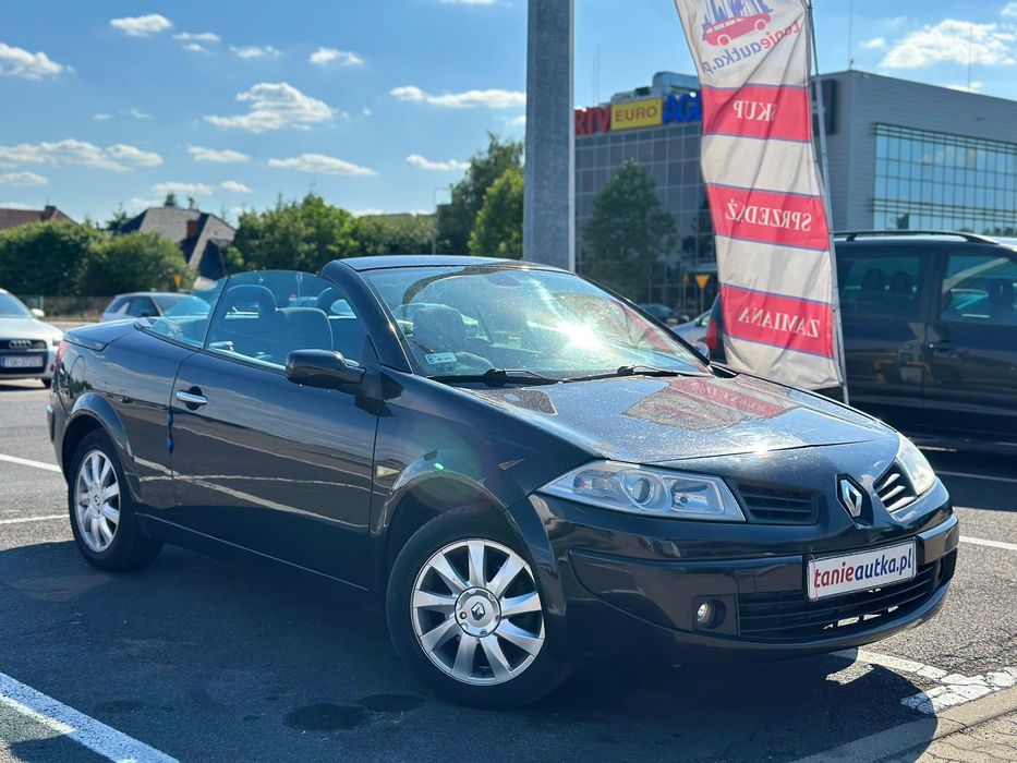 RENAULT MEGANE CABRIO 1.9 2006r //sztywny dach // zamiana // raty //