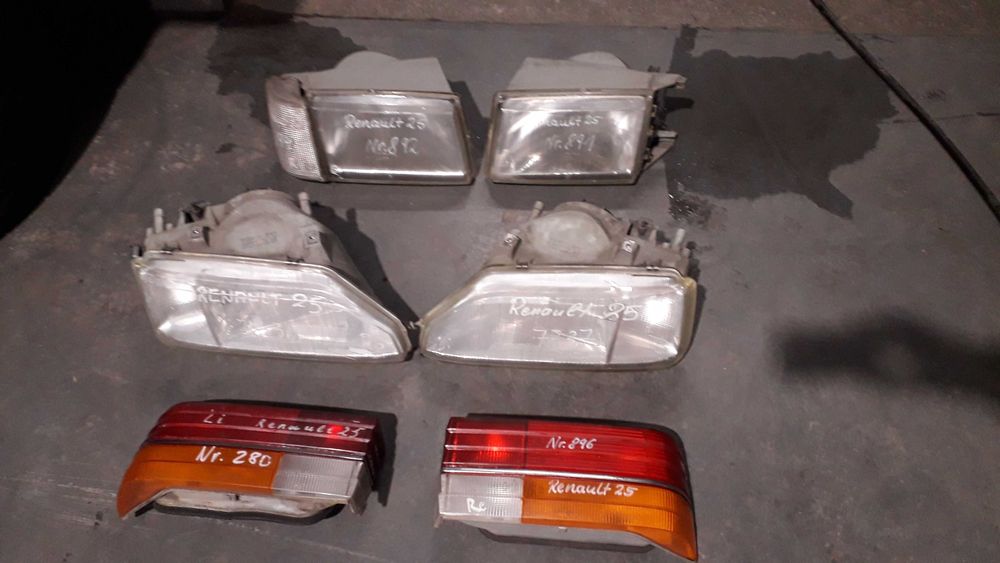 Farol e Farolim RENAULT 25 Fase 1 e 2
