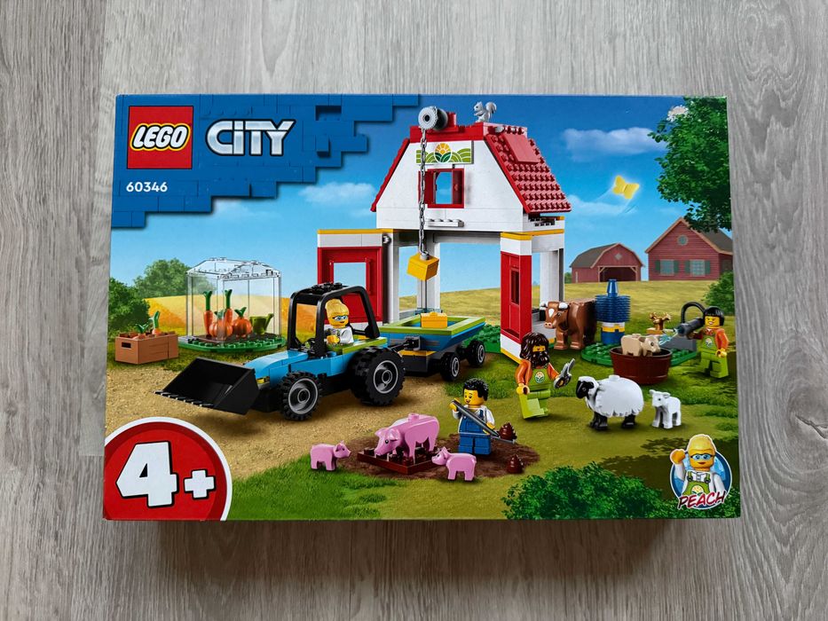 Zestaw LEGO 60346 City - Stodoła i zwierzęta gospodarskie