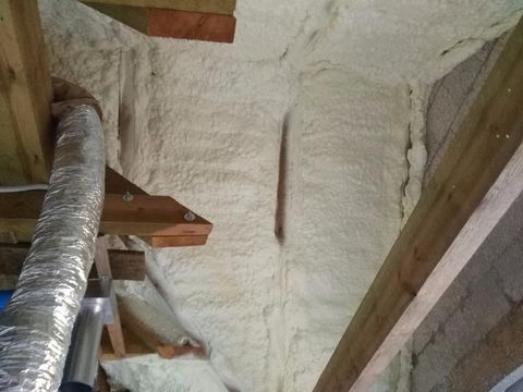 Izolacja natryskowa pianką PUR, ocieplanie docieplanie poddaszy Leszno