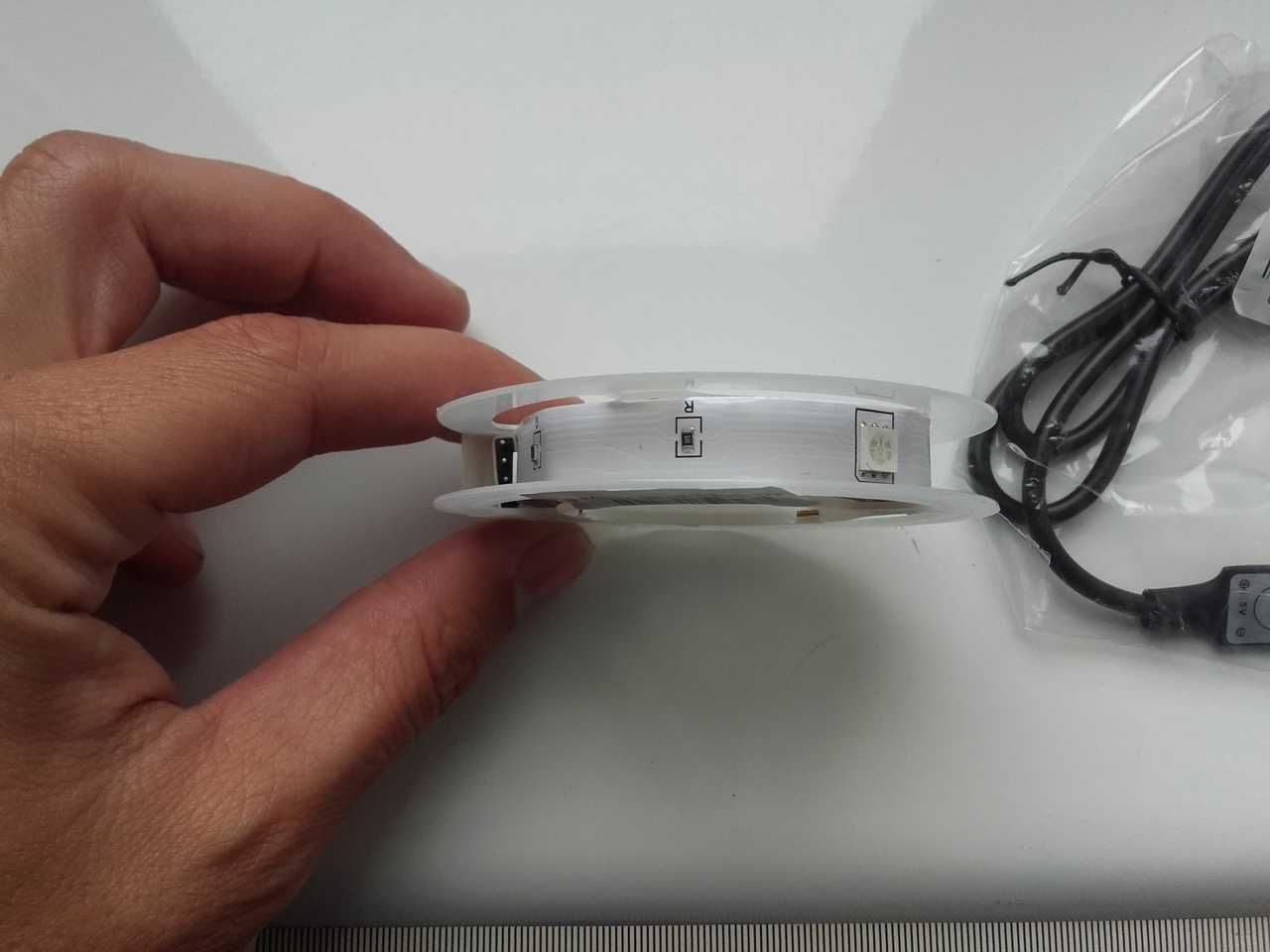 Taśma LED USB, 2m, RGB, 5V, Strip SMD 5050, NOWE, 200cm