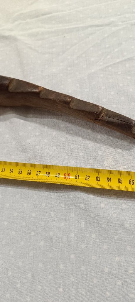 Crocodilo em madeira maciça 67cm