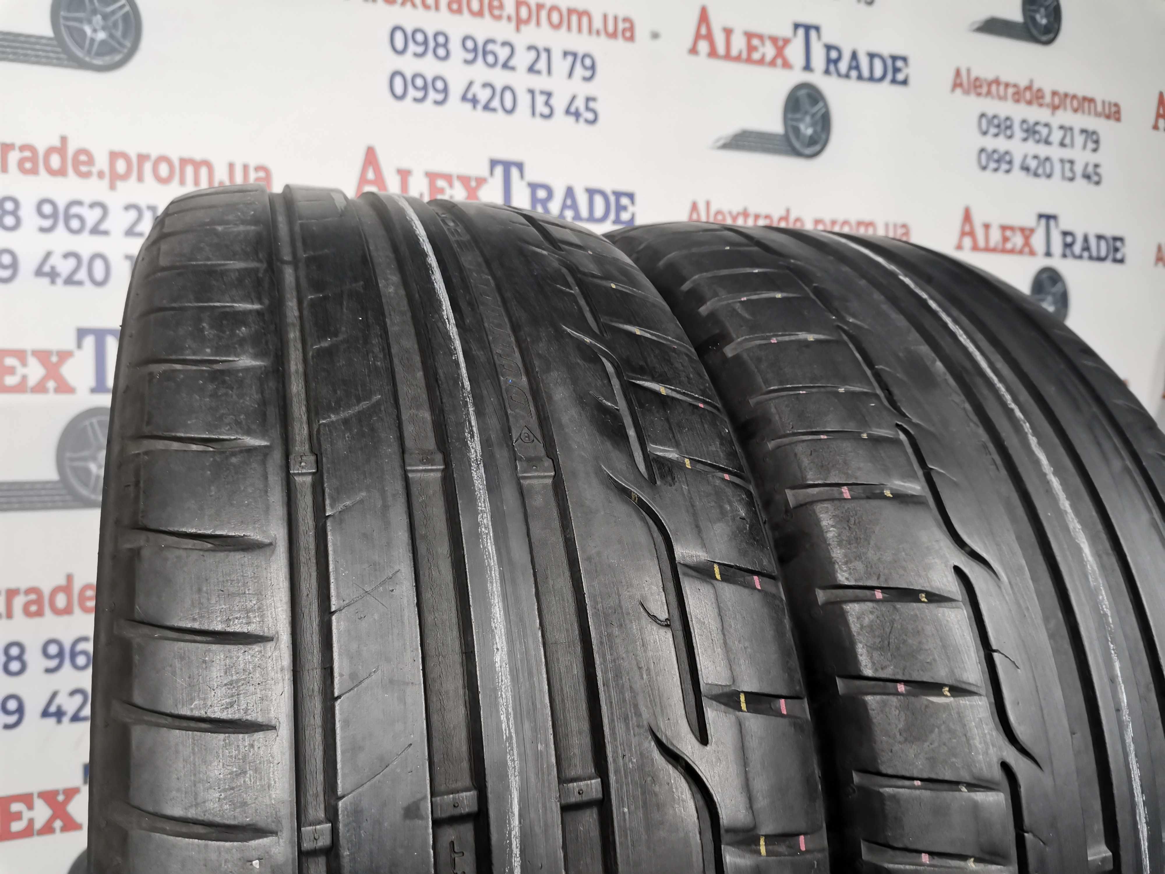 2 шт. 225/45 R17 Dunlop Sport Maxx RT літні шини б/у