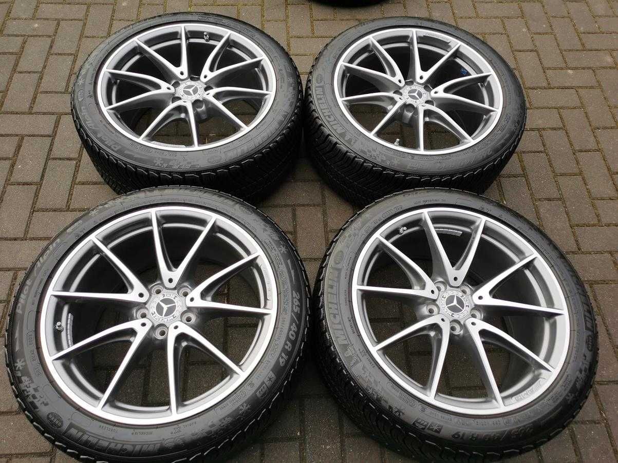 5x112 Koła ALU R19 Mercedes E-Klasa W213 E63 AMG ET25 ET52 Opony Zima