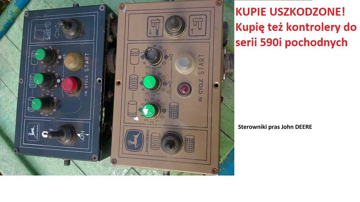 Sterownik prasy John Deere. Komputer do prasy John Deere . Pokrętła JD