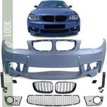 Para-choque frontal BMW Série 1 E81 E82 E87 E88 Look M1 + grelhas