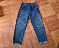 Spodnie mom jeans Pull&Bear wysoki stan