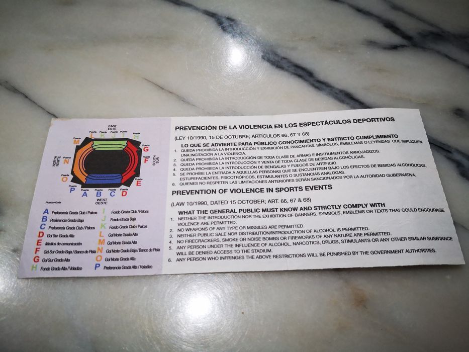 Bilhete Final Taça UEFA 2003 - FC Porto X Celtic Glasgow