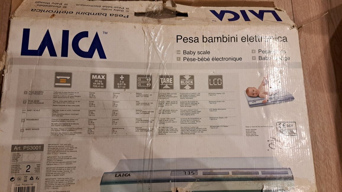 Elektroniczna waga do ważenia dzieci