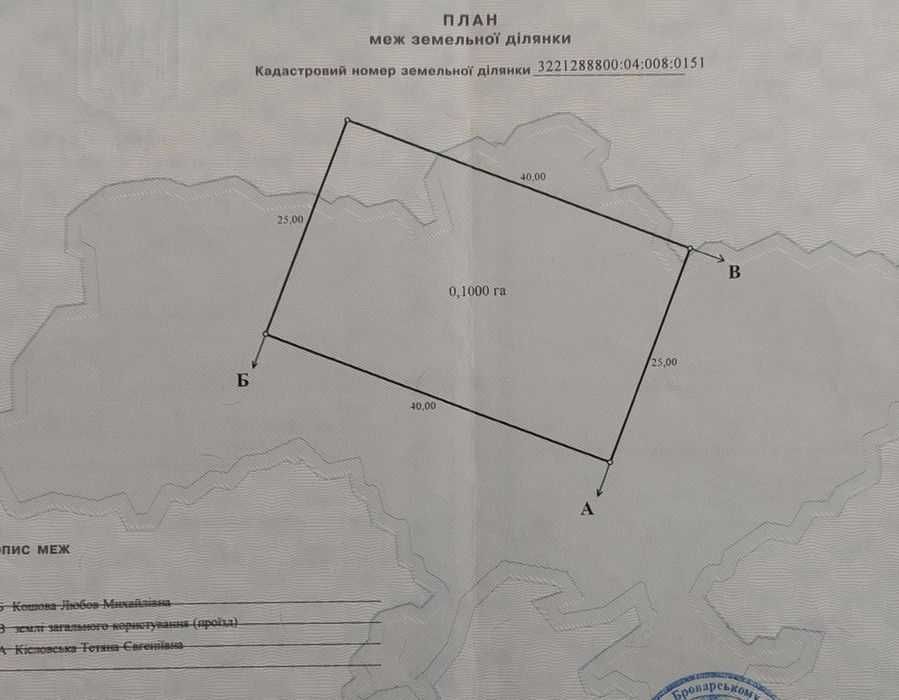 участок 10 соток под застройку Семиполки